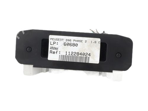Used Display monitor PEUGEOT 206 Hatchback (2A/C) 1.6 16V (109 hp) 29143412