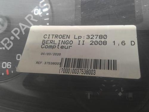 Used Instrument cluster Instrument cluster CITROËN BERLINGO MULTISPACE (B9) 1.6 HDi 90 (90 hp) 21728106 21728106