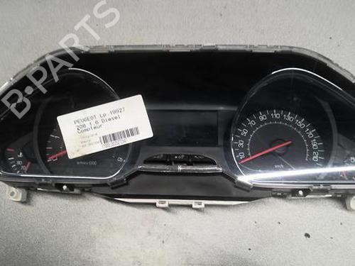 Used Instrument cluster Instrument cluster PEUGEOT 208 I (CA_, CC_) 1.6 HDi (92 hp) 21663433 21663433