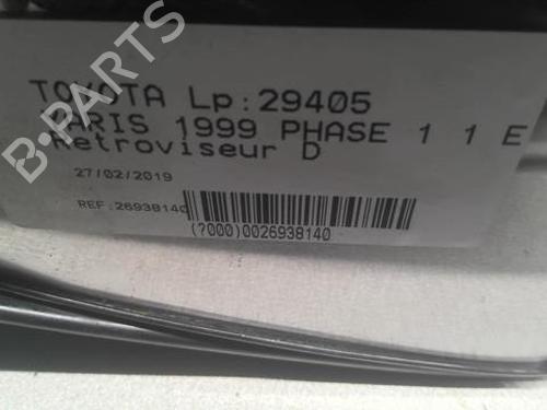 Right mirror TOYOTA YARIS (_P1_) 1.0 (SCP10_, SCP10R) | BP22000392C27 
