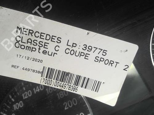 Used Instrument cluster MERCEDES-BENZ C-CLASS Coupe (CL203) C 200 CDI (203.707) (122 hp) 21798304