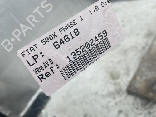 Used Front right door window Front right door window FIAT 500X (334_) 1.6 D Multijet (334AXA1B, 334AXA11) (120 hp) 40467053 40467053
