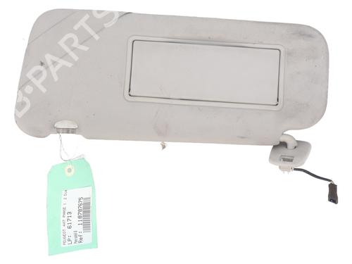 Venstre solskærm PEUGEOT 407 (6D_) 2.0 HDi 135 (6DRHRH, 6DRHRE, 6DRHRG, 6DRHRJ) (136 hp) 31655340