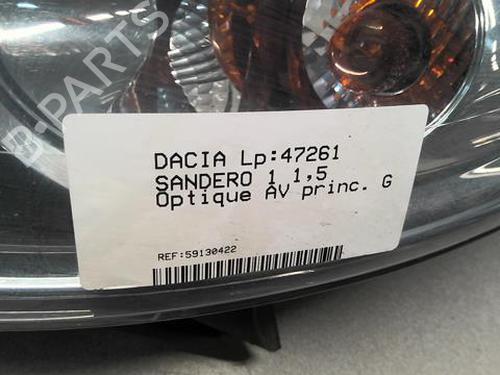 Used Left headlight Left headlight DACIA SANDERO 1.5 dCi (68 hp) 22004901 22004901