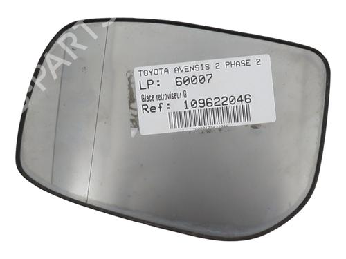 Left mirror glass TOYOTA AVENSIS (_T25_) 2.0 D-4D (ADT250_, ADT250R) 8790605170