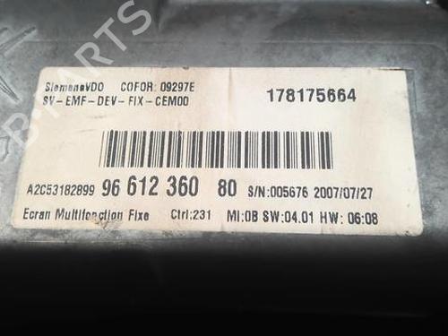 Instrument cluster CITROËN C4 Grand Picasso I (UA_) 2.0 HDi 138 | BP21728098C47