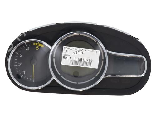 Kombinert Instrument RENAULT MEGANE III Hatchback (BZ0/1_, B3_) 1.5 dCi (BZ0C) (90 hp) 29440578