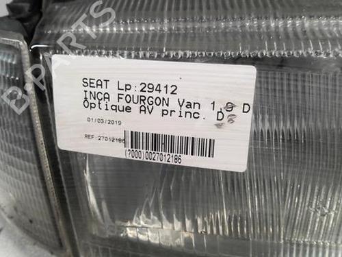 Used Right headlight SEAT INCA (6K9) 1.9 SDI (64 hp) 22000417