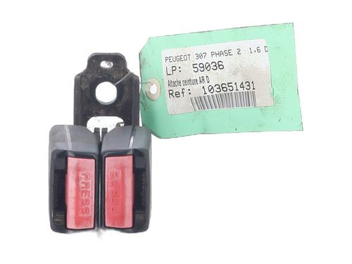Used Seat buckle PEUGEOT 307 (3A/C) 1.6 HDi (90 hp) 24630149