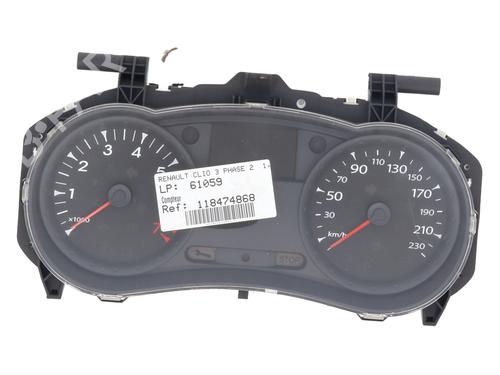 instrument-cluster-renault-clio-iii-br01-cr01-2005-2006-2007-2008-2009-2010-2011-2012-2013-2014-31206427 main image