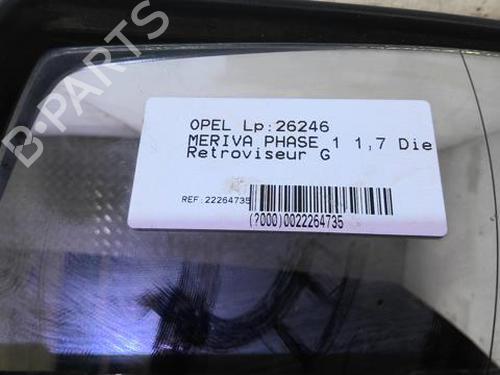 Left mirror OPEL MERIVA A MPV (X03) 1.7 CDTI (E75) | BP21999584C26 