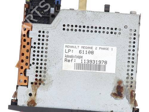 Radio RENAULT MEGANE II (BM0/1_, CM0/1_) 1.5 dCi (BM02, BM13, BM2A, CM02, CM13) | BP29744554E6 