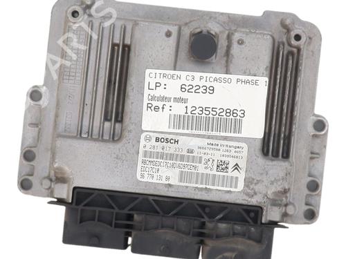 Engine control unit (ECU) CITROËN C3 II (SC_) 1.6 HDi | BP33633016M57 - Image 4