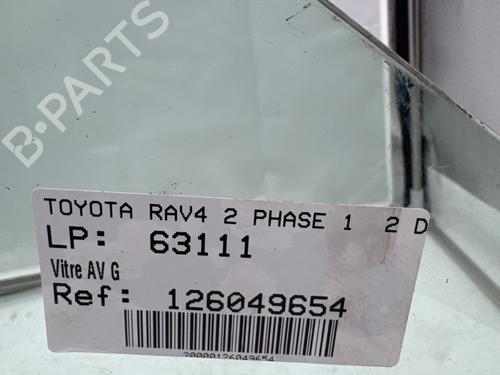 Used Front left door window Front left door window TOYOTA RAV 4 II (_A2_) 2.0 D 4WD (CLA20_, CLA21_, CLA20R, CLA21R) (116 hp) 35972936 35972936
