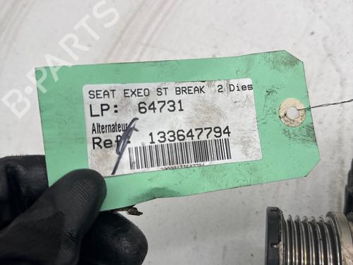 Used Alternator Alternator SEAT EXEO ST (3R5) 2.0 TDI (143 hp) 39729280 39729280