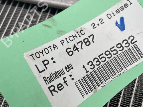 Used Water radiator Water radiator TOYOTA PICNIC (_XM1_) 2.2 D (CMX10_, CXM10G) (90 hp) 39729258 39729258