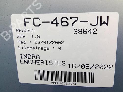 Steering column stalk PEUGEOT 206 Hatchback (2A/C) 1.9 D | BP21759220I23 