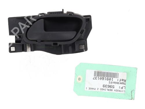 Used Front left interior door handle CITROËN BERLINGO Box Body/MPV (B9) 1.6 HDi / BlueHDi 75 (75 hp) 27602013