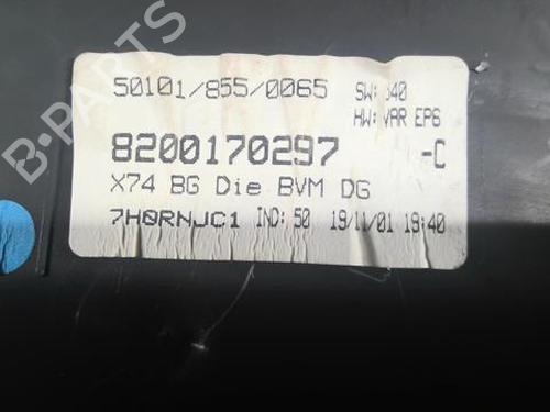 Instrument cluster RENAULT LAGUNA II (BG0/1_) 1.9 dCi (BG08, BG0G) | BP21595165C47 
