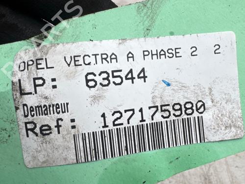 Used Starter Starter OPEL VECTRA A (J89) 2.0 i (F19, M19) (115 hp) 36591402 36591402