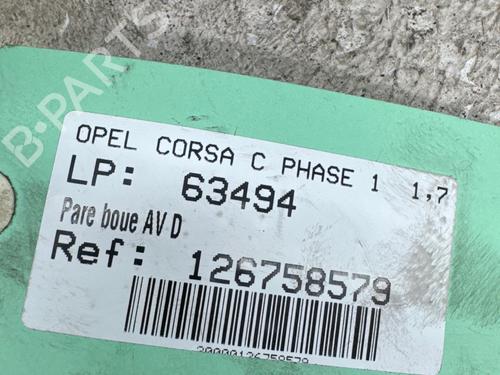 Hjulbue Hjulbue OPEL CORSA C (X01) 1.7 DTI (F08, F68) (75 hp) 36184856 36184856