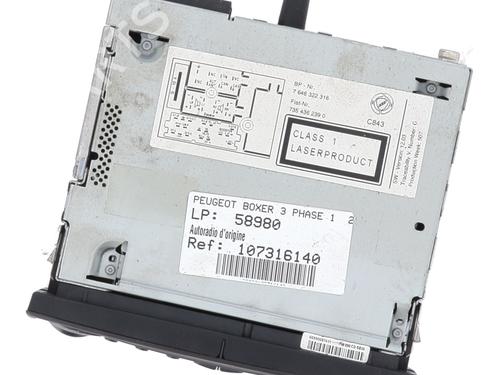 Used Radio Radio PEUGEOT BOXER Van 2.2 HDi 120 (120 hp) 26598841 26598841