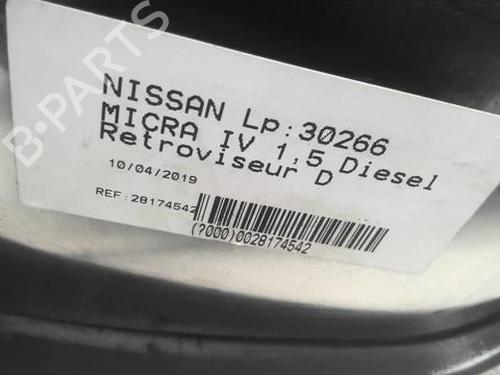 Right mirror NISSAN MICRA III (K12) 1.5 dCi | BP22000591C27 