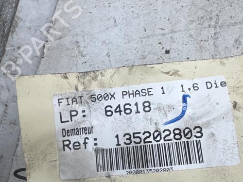 Used Starter Starter FIAT 500X (334_) 1.6 D Multijet (334AXA1B, 334AXA11) (120 hp) 40613296 40613296