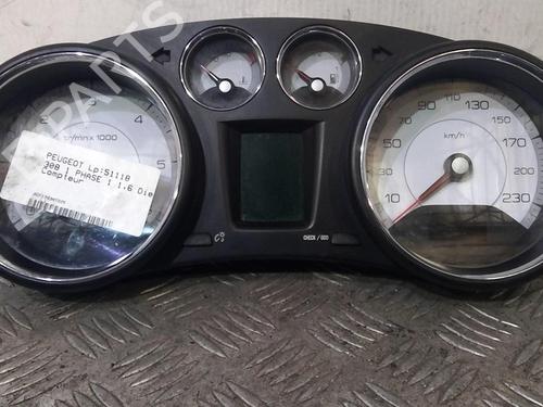 Used Instrument cluster PEUGEOT 308 I (4A_, 4C_) 1.6 HDi (109 hp) 20366846