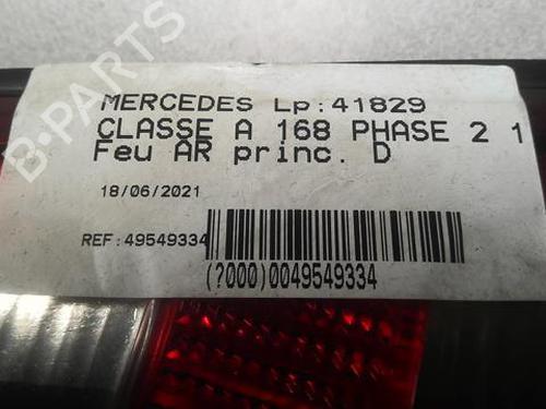 Used Right taillight MERCEDES-BENZ A-CLASS (W168) A 170 CDI (168.009, 168.109) (95 hp) 22003129