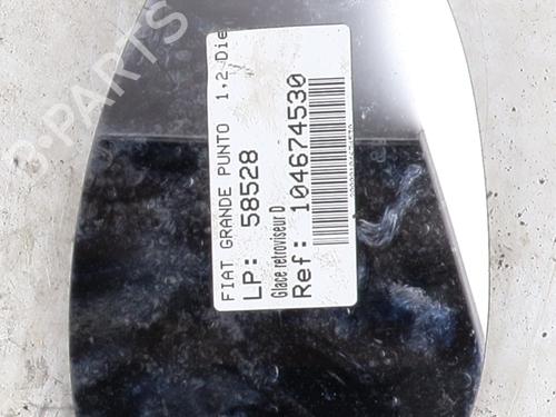 Speilglass høyre FIAT GRANDE PUNTO (199_) 1.3 D Multijet (75 hp) 26448158