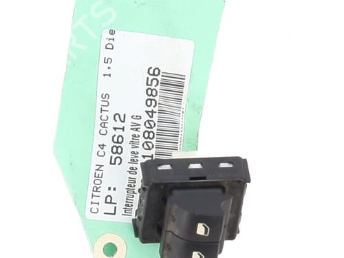 Used Left front window switch Left front window switch CITROËN C4 CACTUS 1.5 BlueHDi 100 (102 hp) 27266619 27266619