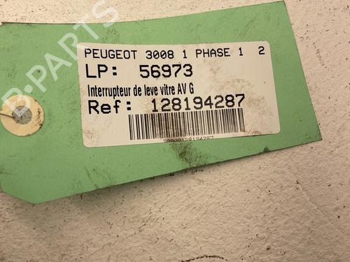 Used Left front window switch Left front window switch PEUGEOT 3008 I MPV (0U_) 2.0 HDi Hybrid4 (0URHCA) (200 hp) 36591995 36591995