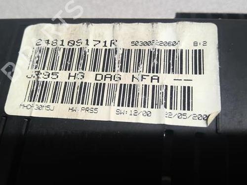 Instrument cluster RENAULT SCÉNIC III (JZ0/1_) 1.5 dCi | BP21636020C47