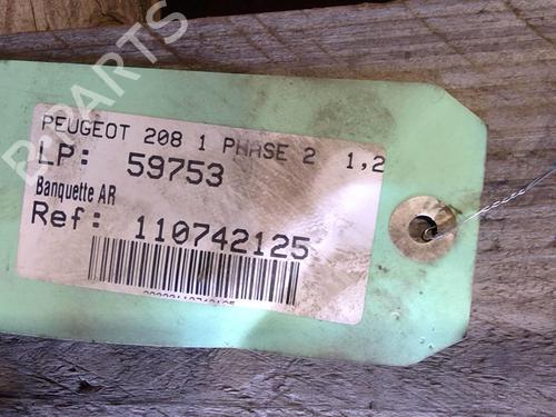 Used Rear seat PEUGEOT 208 I (CA_, CC_) 1.2 VTI 82 (82 hp) 28543573