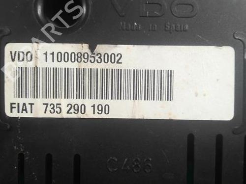 Instrument cluster ALFA ROMEO 147 (937_) 2.0 16V T.SPARK (937.AXA1, 937.AXC1, 937.BXC1) | BP20370589C47 