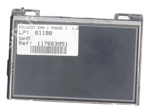 Used Display monitor PEUGEOT 208 I (CA_, CC_) 1.6 HDi (92 hp) 30976487