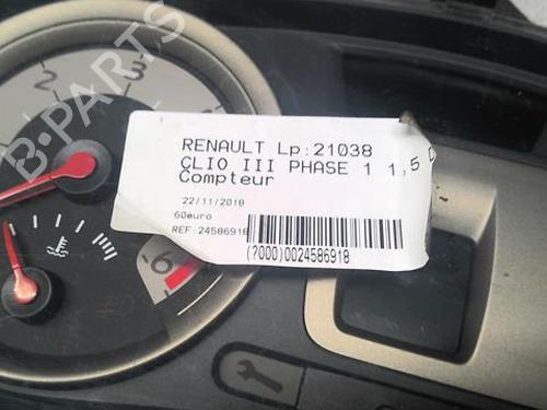 Instrument cluster RENAULT CLIO III (BR0/1, CR0/1) 1.5 dCi (BR17, CR17) | BP21635984C47 