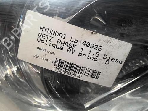 Right headlight HYUNDAI GETZ (TB) 1.5 CRDi | BP22002908C29 