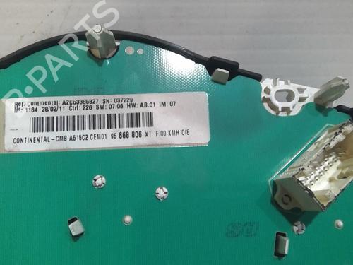Instrument cluster CITROËN C3 II (SC_) 1.4 HDi 70 (SC8HZC, SC8HR0, SC8HP4) | BP20362174C47 