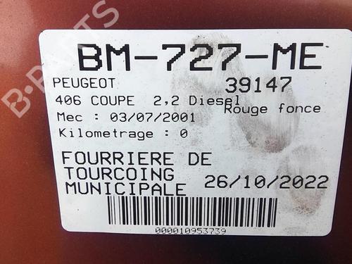 Front right window mechanism PEUGEOT 406 Coupe (8C) 2.2 HDI | BP20369812C23 