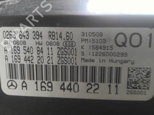 Used Instrument cluster MERCEDES-BENZ A-CLASS (W169) A 180 CDI (169.007, 169.307) (109 hp) 20351832