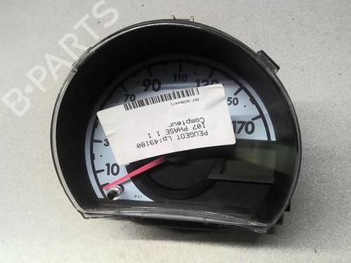 Used Instrument cluster Instrument cluster PEUGEOT 107 (PM_, PN_) 1.0 (68 hp) 20367346 20367346