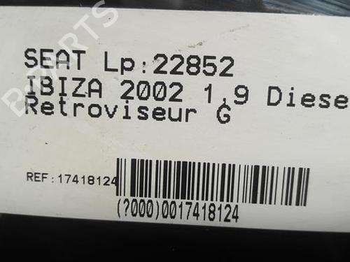 Left mirror SEAT IBIZA III (6L1) 1.9 TDI | BP21999208C26 