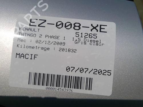 Kollisjonspute styreenhet RENAULT TWINGO II (CN0_) 1.5 dCi (CN0E) | BP28048313M53 