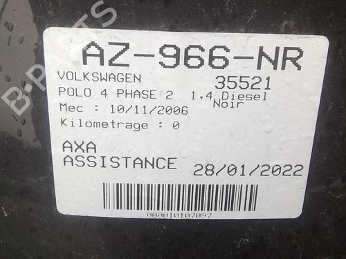 Rudehejsemekanisme ventre foran VW POLO IV (9N_, 9A_) 1.4 TDI | BP29596556C22 