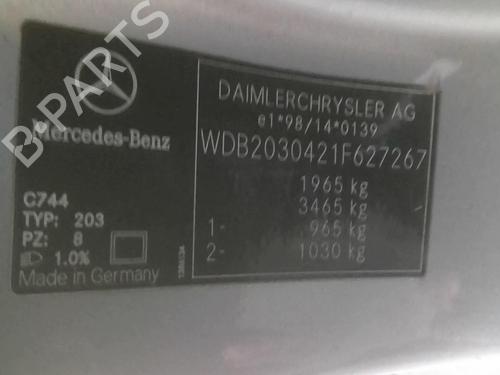 Climate control MERCEDES-BENZ C-CLASS (W203) C 200 Kompressor (203.042) | BP22004734I5 