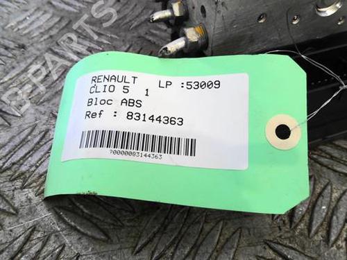 Used ABS pump ABS pump RENAULT CLIO V (B7_) 1.0 TCe 90 (B7MT) (91 hp) 20356721 20356721
