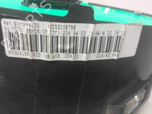Used Instrument cluster PEUGEOT 1007 (KM_) 1.4 HDi (68 hp) 21684889