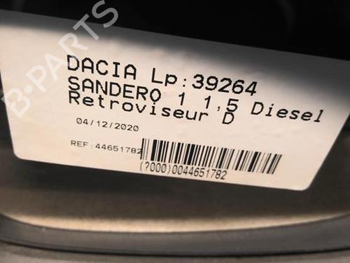 Right mirror DACIA SANDERO 1.5 dCi | BP21592286C27